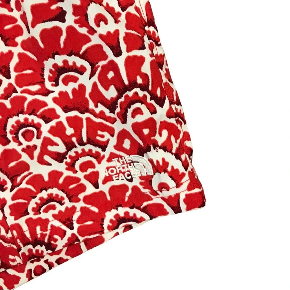 THE NORTH FACE Class V Pull On Mens Shorts XL Rococco Red Ashbury Floral Print - Picture 3 of 9